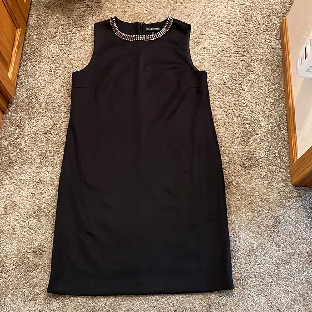 Black Dress with Rhinestones